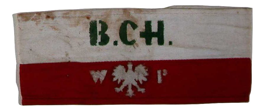 Opaska noszona przez partyzantów Batalionów Chłopskich.